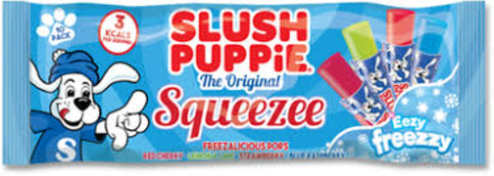 SLUSH PUPPIE SQUEEZEE ICE POPS 600ML